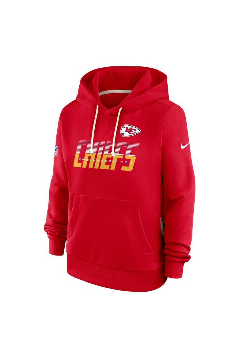 Women's Nike Red Kansas City Chiefs Sideline Standard Issue Dri-FIT Hoodie, Alternate, color, Red