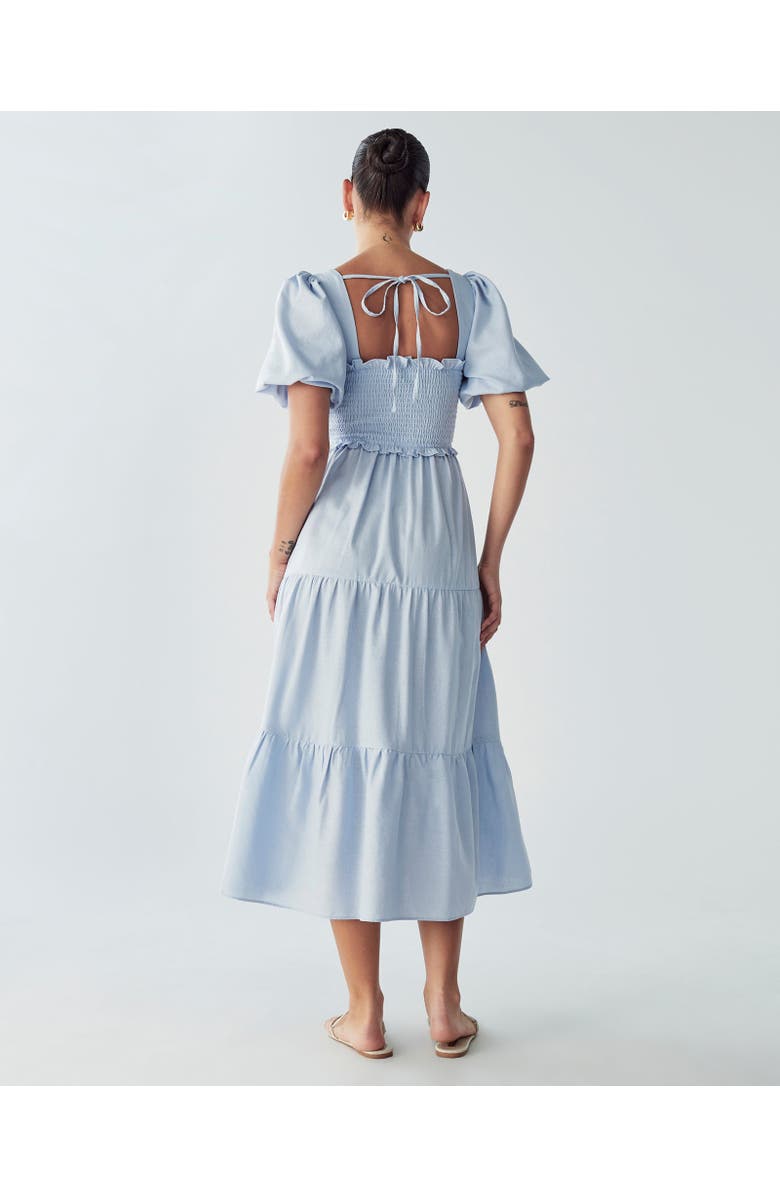 WILLA Suzi Midi Dress, Alternate, color, Sky Blue