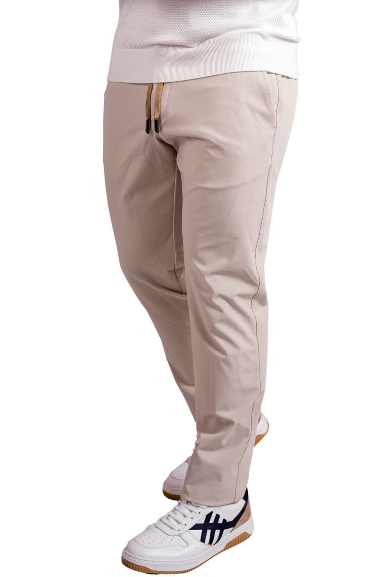 Resistancesolid Brown Drawstring Pants, Alternate, color, BROWN