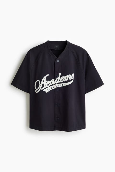 Relaxed Fit Cotton Baseball Shirt