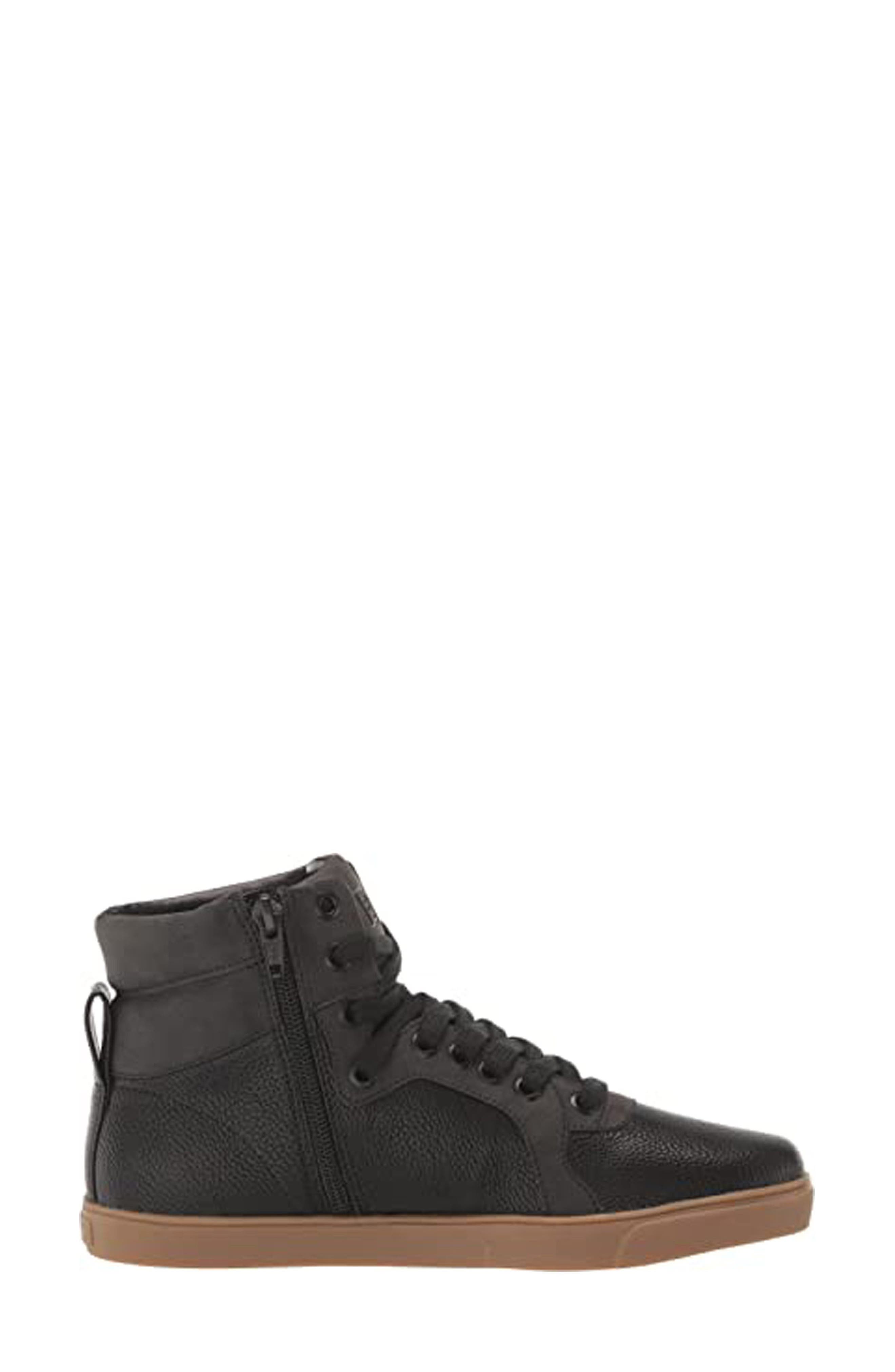 Rebecca Allen The High Top Sneaker, Alternate, color, Black
