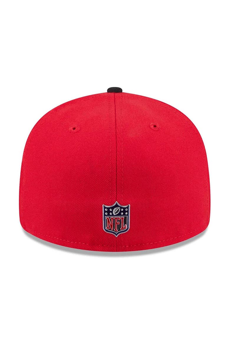Men's New Era  Red/Black Kansas City Chiefs 2026 NFL Draft Pre-Curved 59FIFTY Fitted Hat, Alternate, color, Red