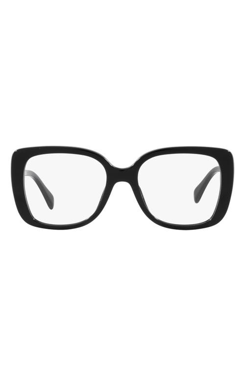 Michael Kors Perth 53mm Square Optical Glasses in Black at Nordstrom