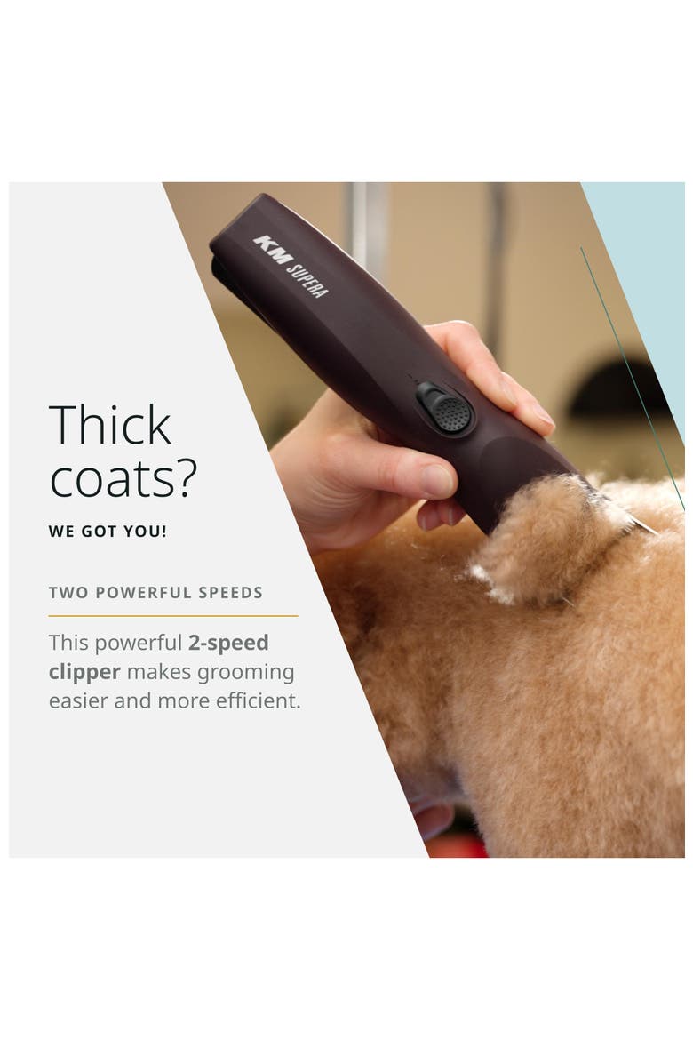 Cordless Dual-Speed Professional Pet Clipper, Alternate, color, Puprle