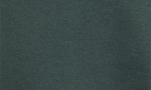 Bp. Fleece Detail Off The Shoulder Sweatshirt In Green