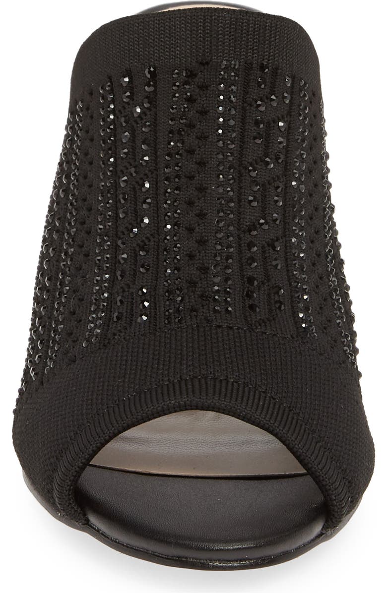 Lauren Lorraine Martha Wedge Slide Sandal, Alternate, color, Black