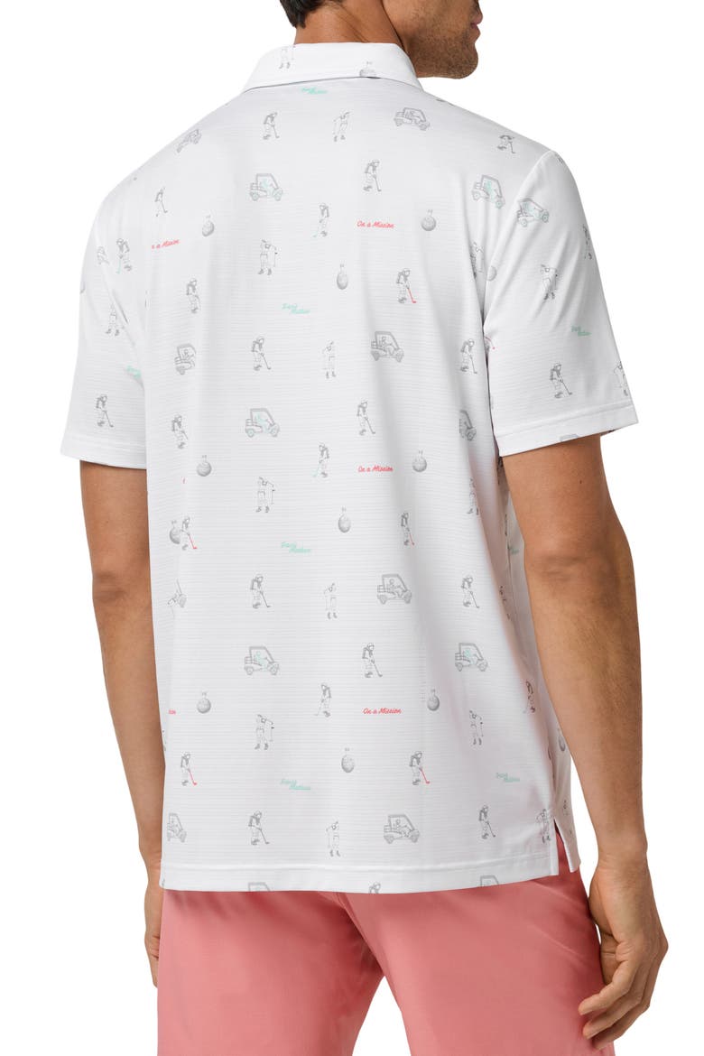 On a Mission Performance Polo, Alternate, color, WHITE
