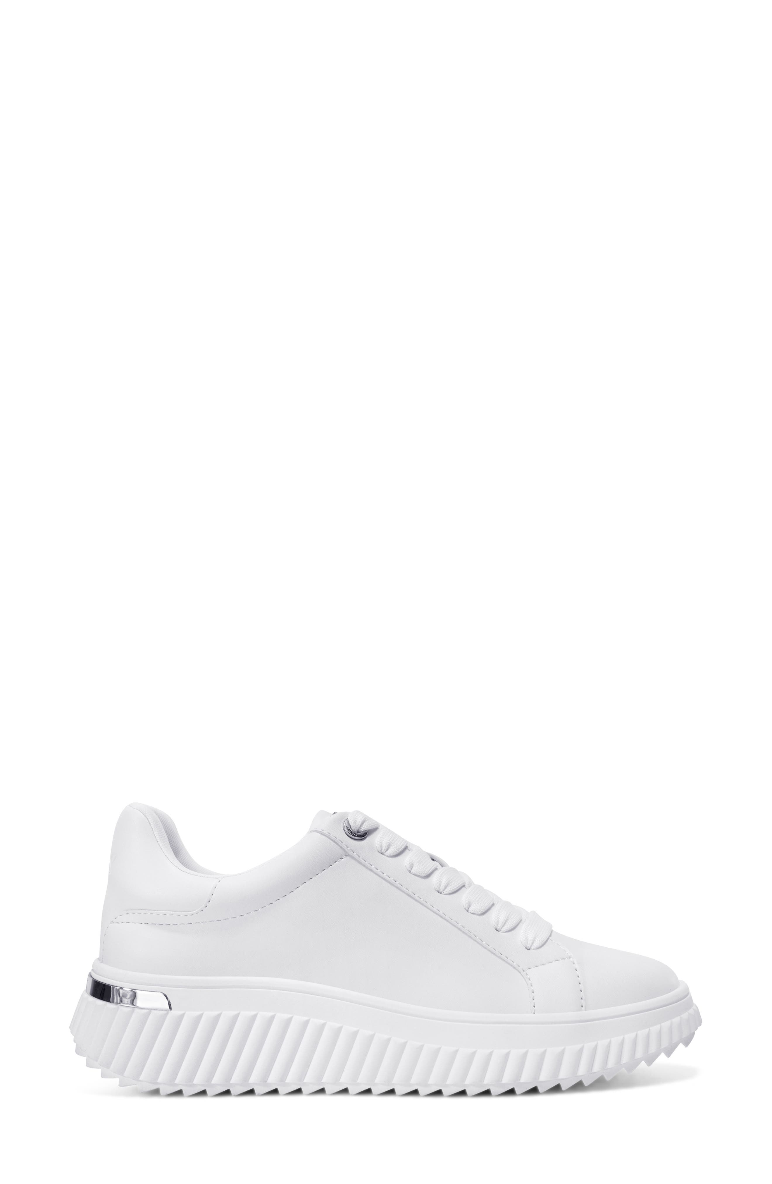 DKNY Lobeco Platform Sneaker, Alternate, color, White