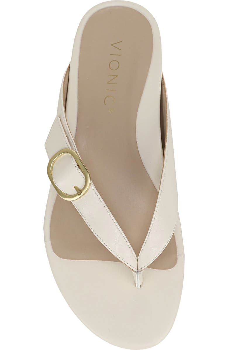 Vionic Ginny Flip Flop, Alternate, color, Ivory
