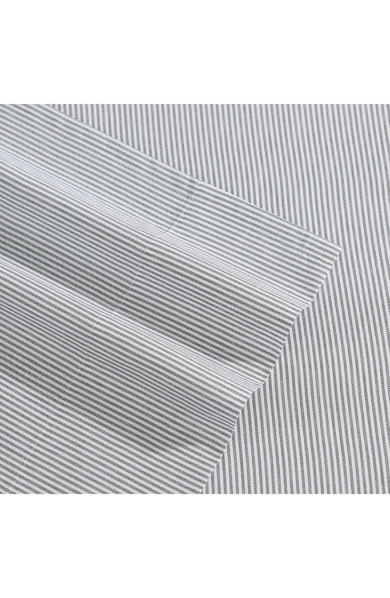 Tommy Hilfiger Ithaca Stripe Cotton Percale Sheet Set, Alternate, color, White/ Dark Green