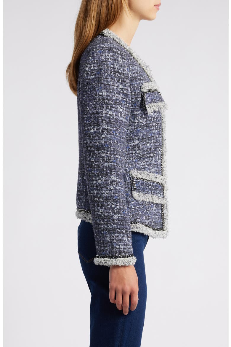 Keaton Cotton Tweed Jacket, Alternate, color, TWILIGHT M