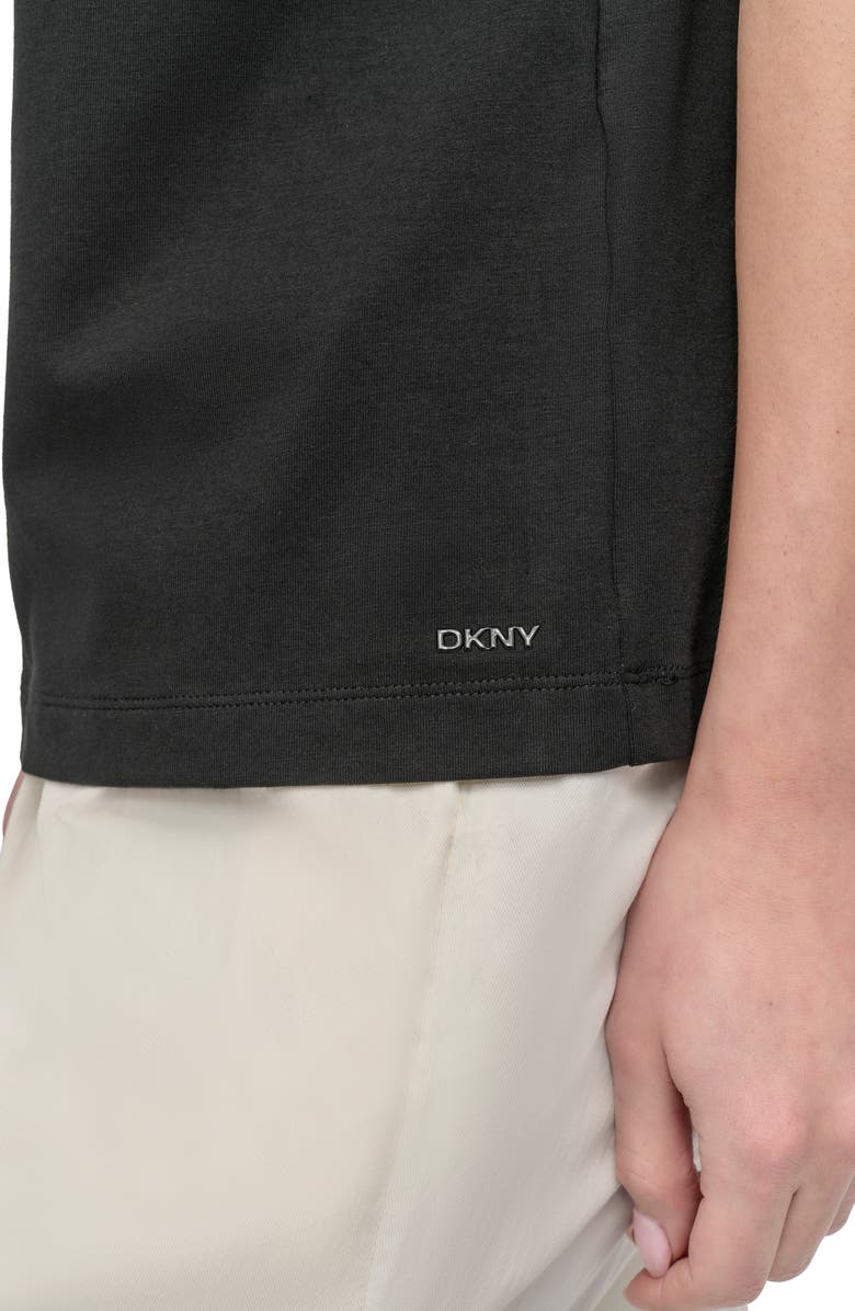 DKNY Crochet Pocket T-Shirt, Alternate, color, 