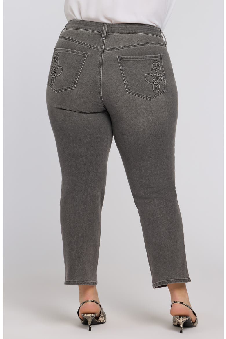 Marilyn Straight Leg Ankle Jeans, Alternate, color, DUSTY ASH