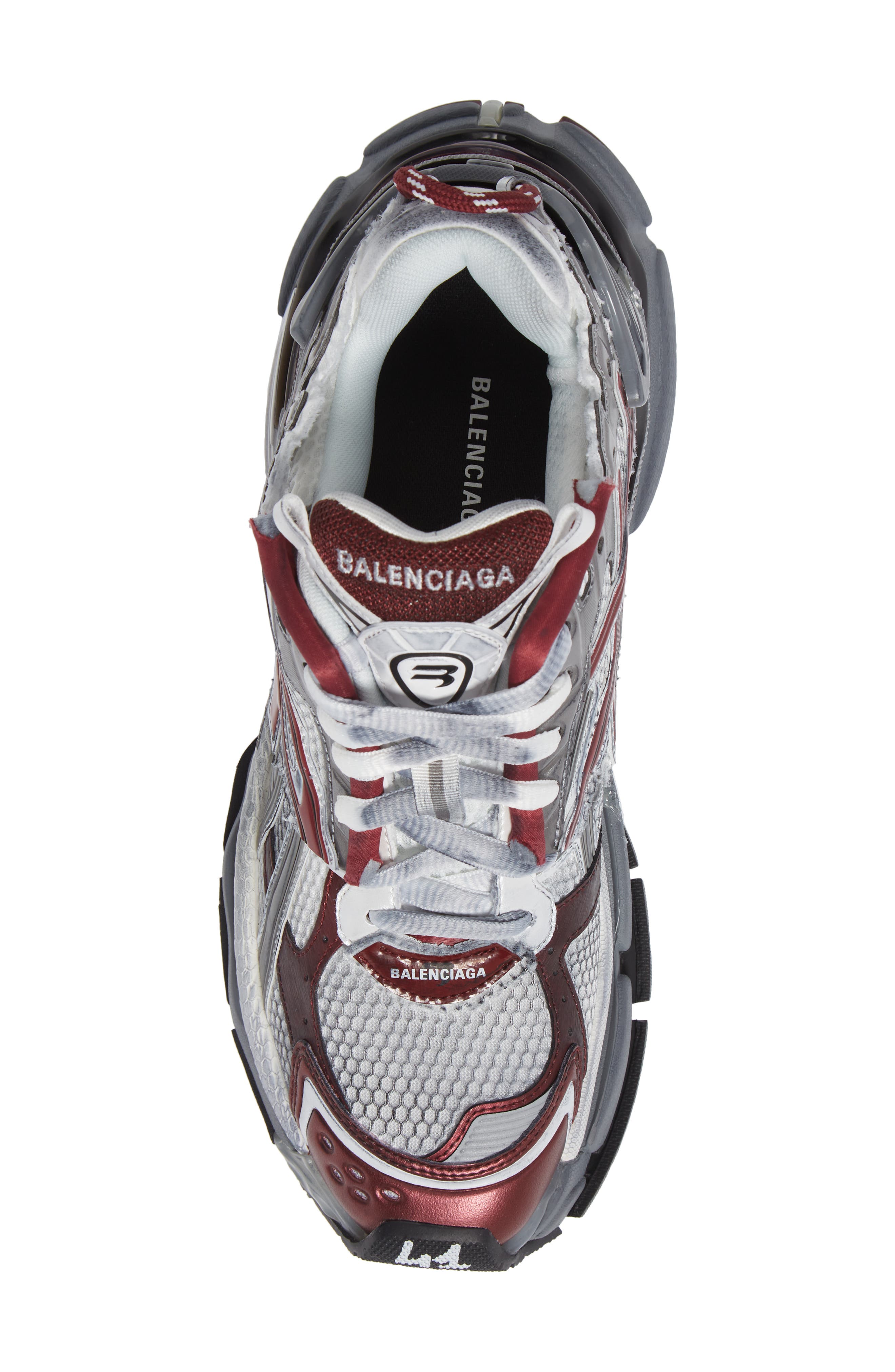Runner Sneaker, Alternate, color, RED