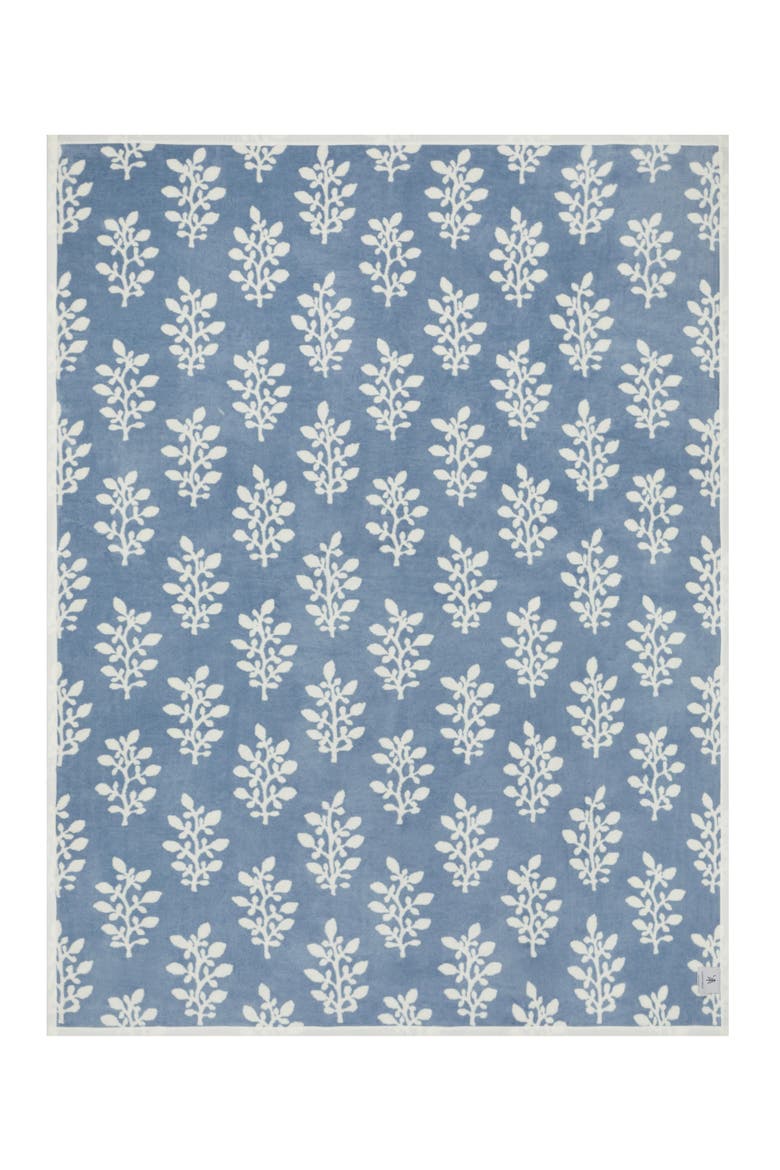 Garden Gate Throw Blanket, Alternate, color, BLUE