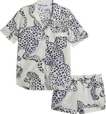 Print Cotton Short Pajamas
