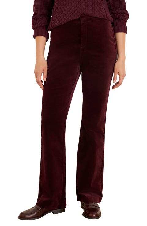 Berkeley Stretch Velvet Bootcut Pants