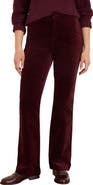 NIC+ZOE Berkeley Stretch Velvet Bootcut Pants