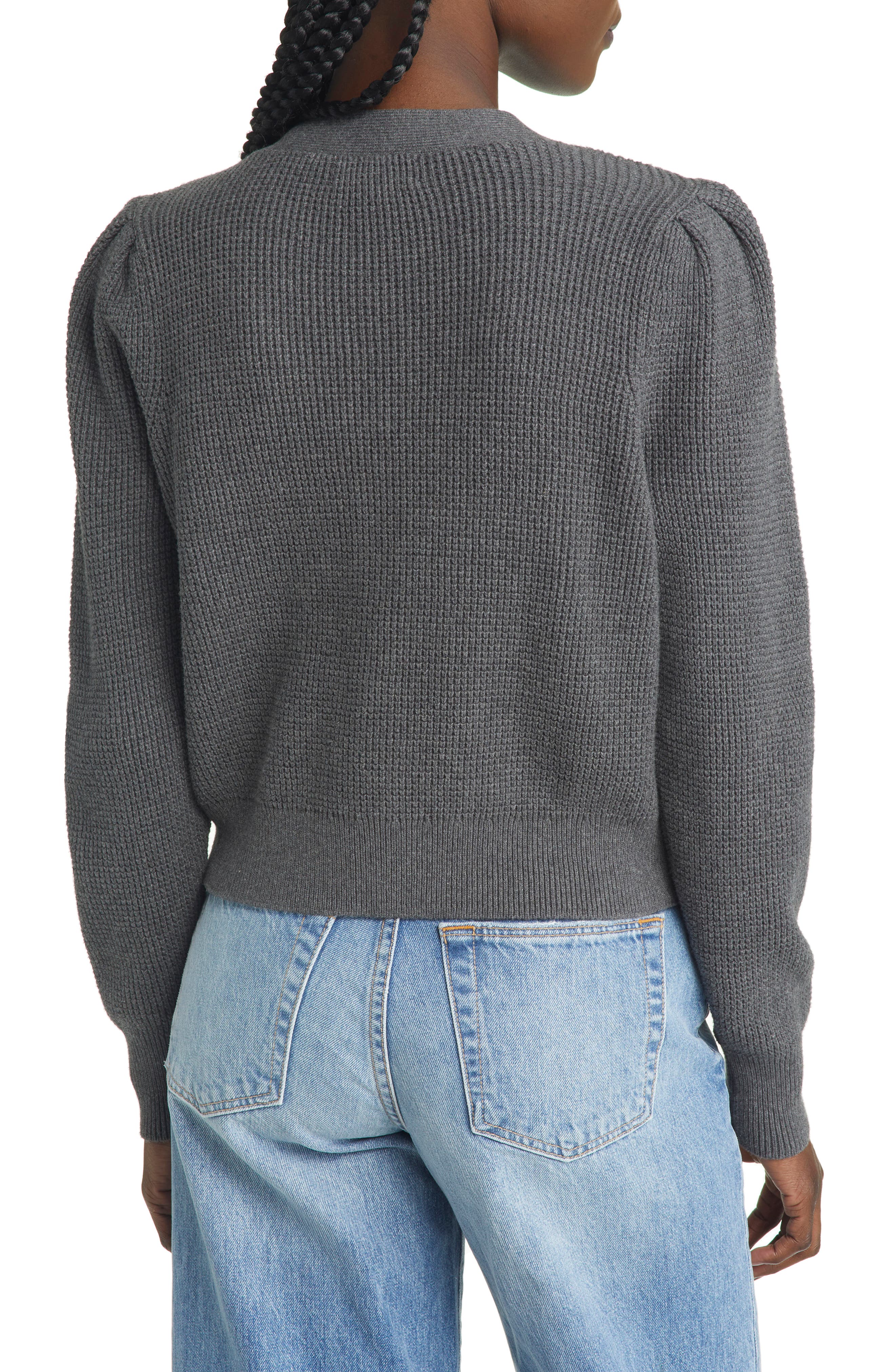Thermal Knit Cotton Cardigan - image 2