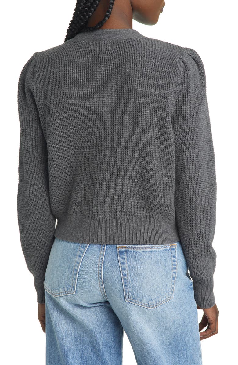 Treasure & Bond Thermal Knit Cotton Cardigan, Alternate, color, 