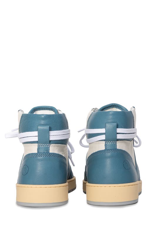 Collegium Pillar Destroyer High Top Sneaker In Blue