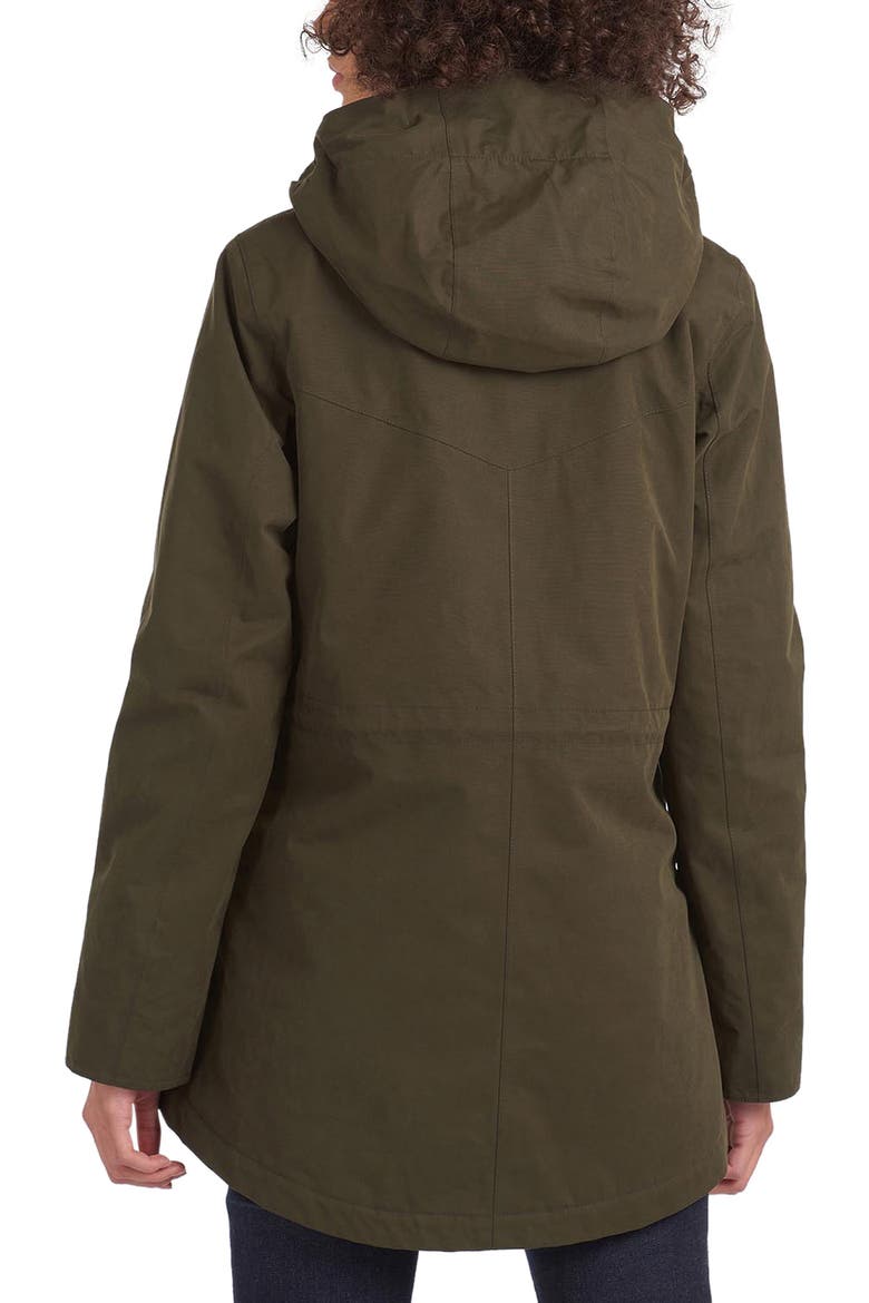 Lockwood Waterproof Hooded Jacket, Alternate, color, OLIVE/ CLASSIC