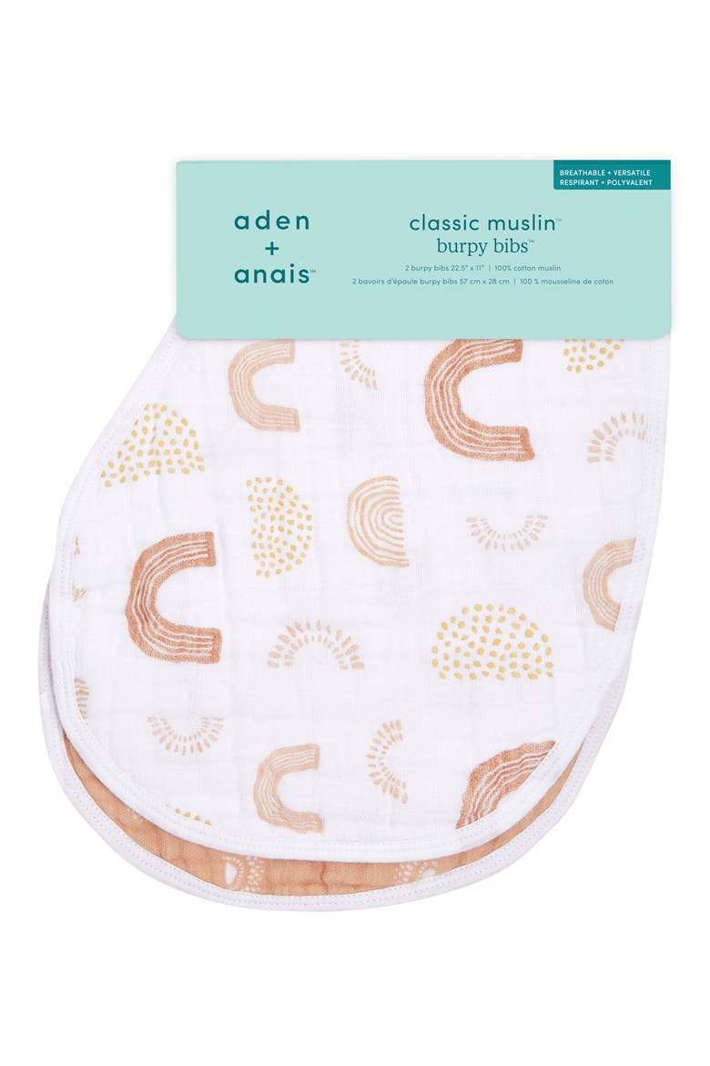 2-Pack Classic Burpy Bibs, Alternate, color, KEEP RISING