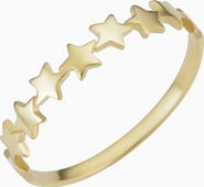 Oradina 14K Yellow Gold Aim for the Stars Ring