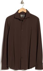 DENIM AND FLOWER Power Stretch Long Sleeve Button-Up Shirt
