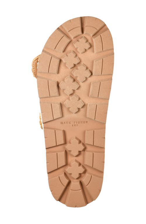 Marc Fisher Ltd Raffia Dual-buckle Sporty Sandals In Ivory