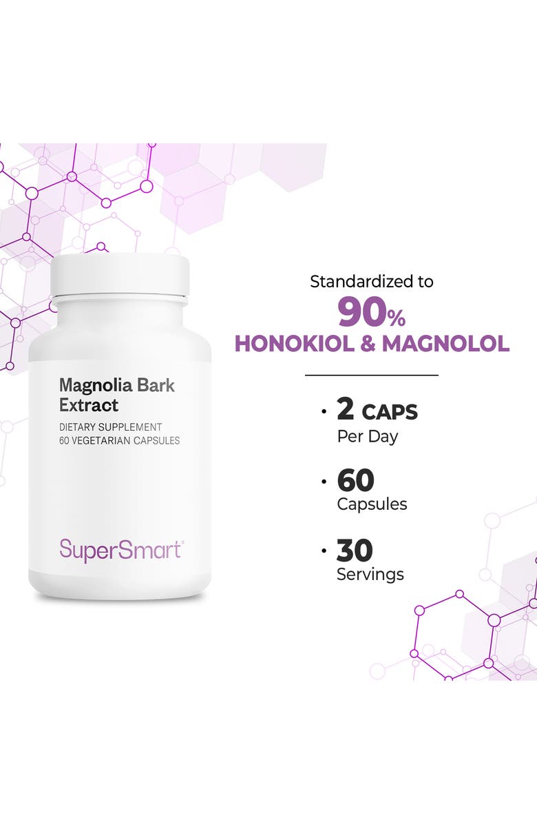 SuperSmart Magnolia Bark Extract 300mg, Alternate, color, NO COLOR