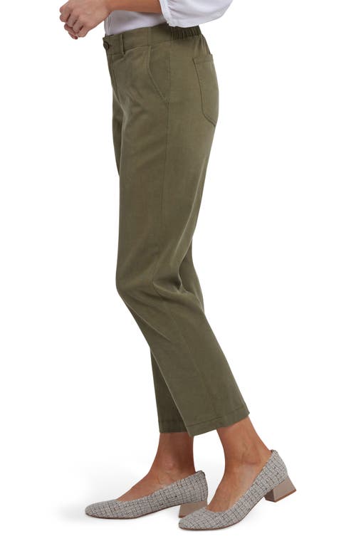 Nydj Easy-fit Ankle Trouser Pants In Bay Leaf
