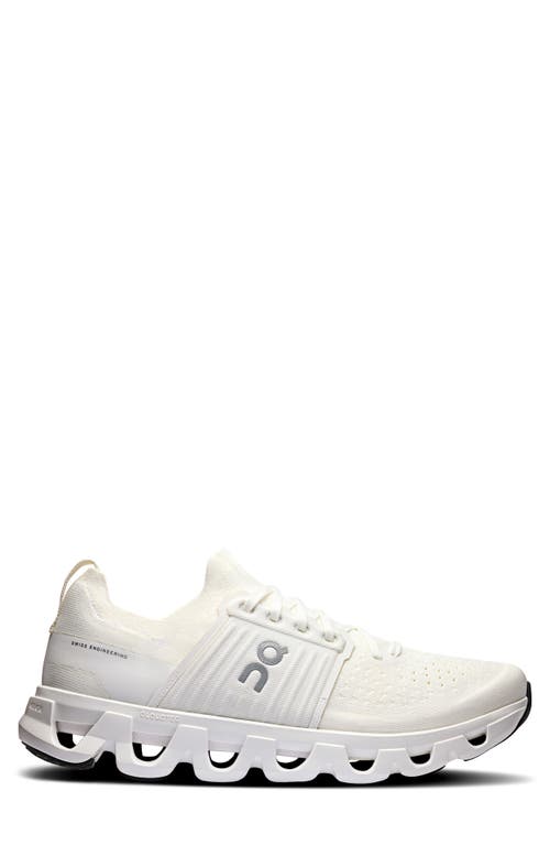 On Cloudswift 4 Running Shoe In White/white