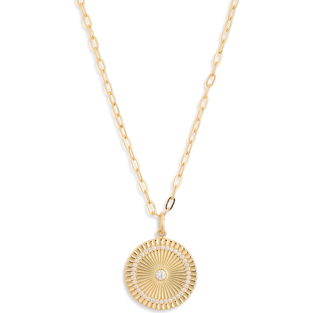 Shop Nordstrom Rack Fluted Disc Pendant Necklace