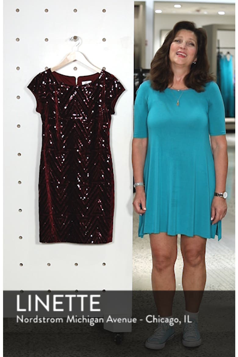 Sequin Sheath Dress video