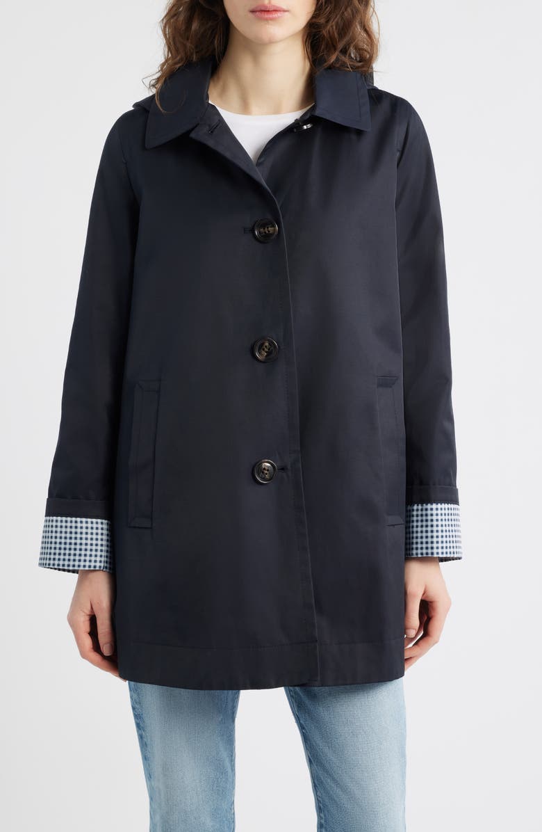 Sam Edelman Swing Button-Up Jacket, Main, color, Navy