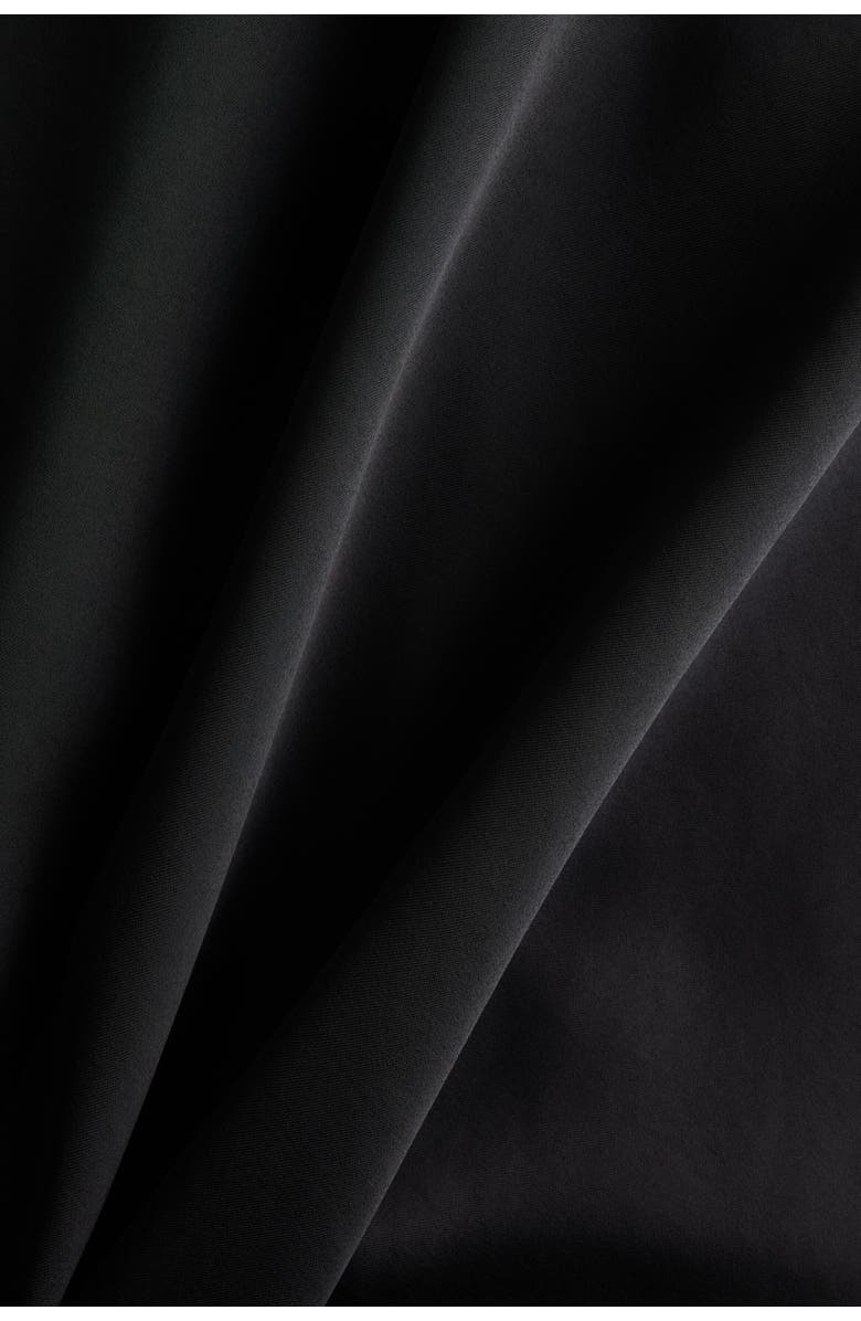 H&M Mama Satin Slip Skirt, Alternate, color, Black