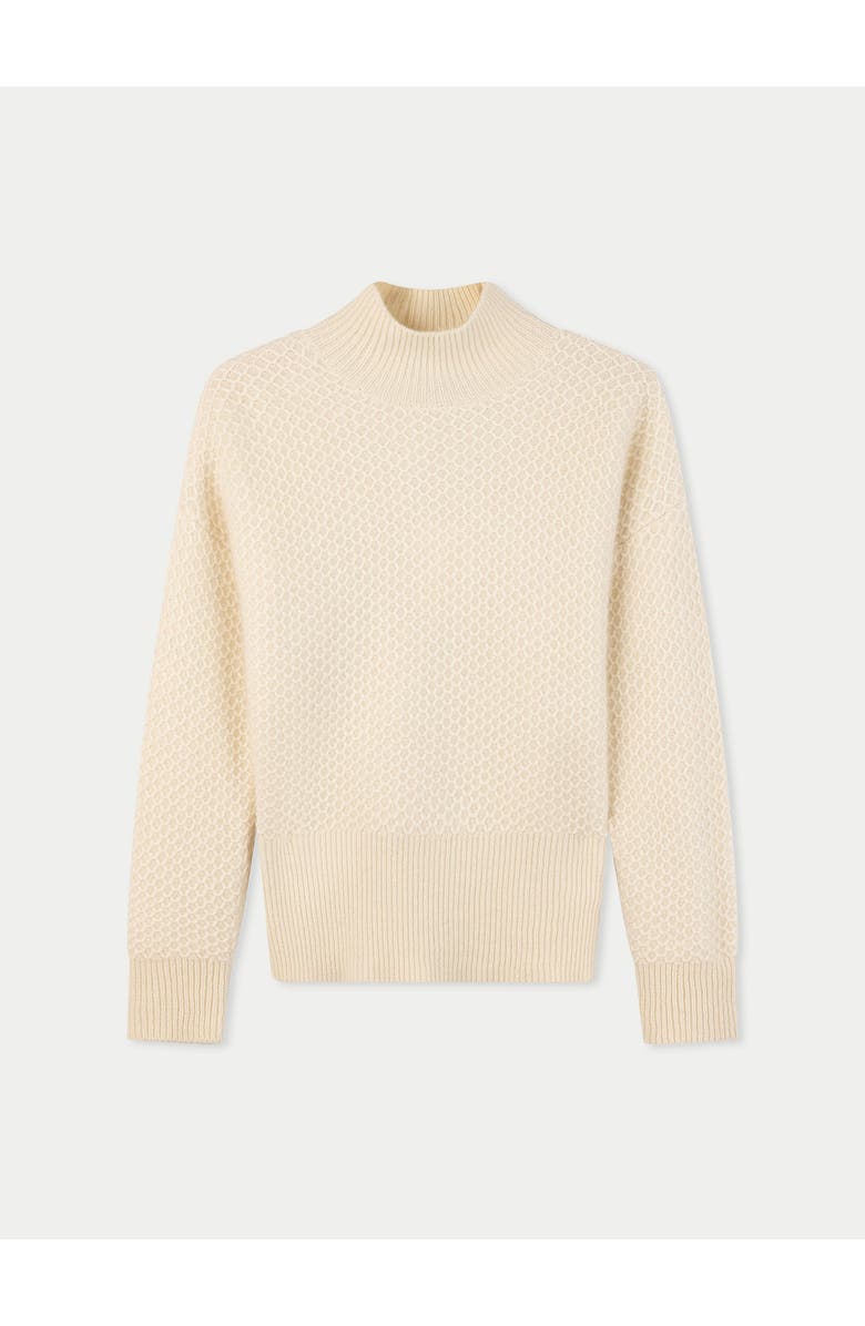 Gobi Cashmere High-Neck Knitted Sweater, Main, color, Taupe