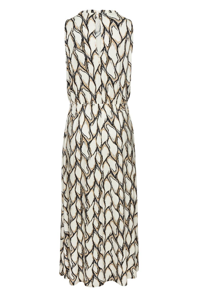 High Neck Maxi Dress, Alternate, color, Ivory Khaki