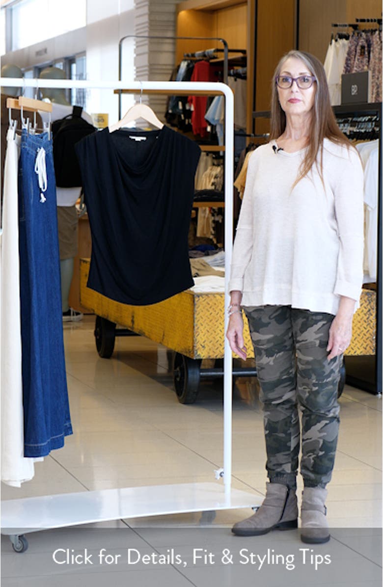 Cowl Neck Sleeveless Top, sales video thumbnail