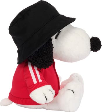 Hip Hop Snoopy Plush Dog Stuffed Animal Toy with Hat & Track Jacket