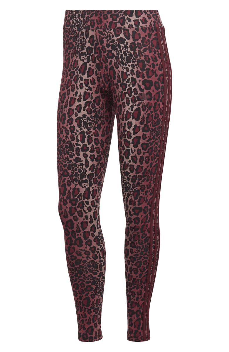 adidas Originals Leopard 7/8 Leggings, Alternate, color, 
