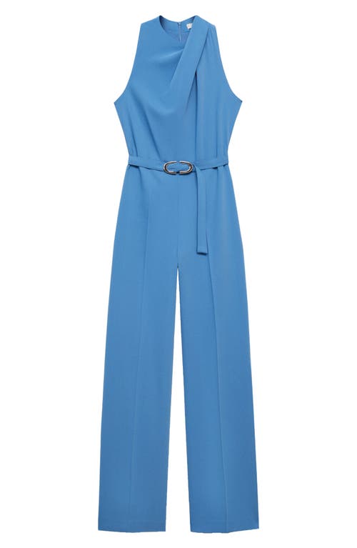 Shop Mango Belted Jumpsuit