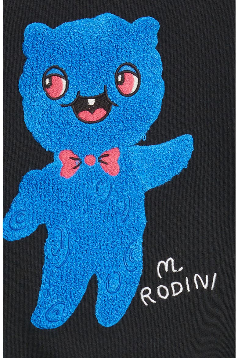 Kids' Alien Chenille Appliqué Sweatshirt, Alternate, color, BLACK
