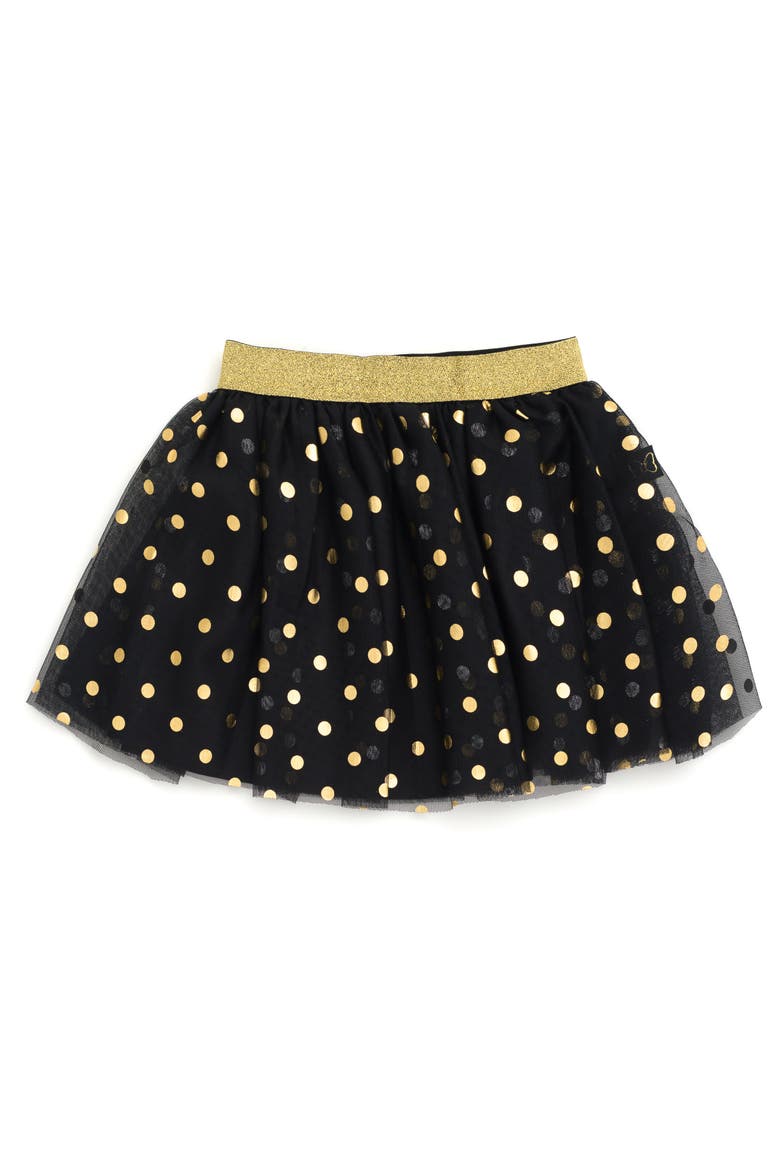 Minnie Mouse 2-Piece T-Shirt and Tutu Skirt Set, Alternate, color, Minnie Black Gold