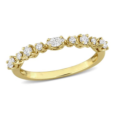 Lab Grown Diamond Anniversary Band 14k Gold