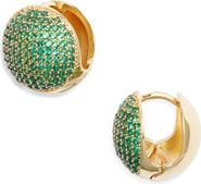 Nordstrom Pavé Orb Huggie Earrings