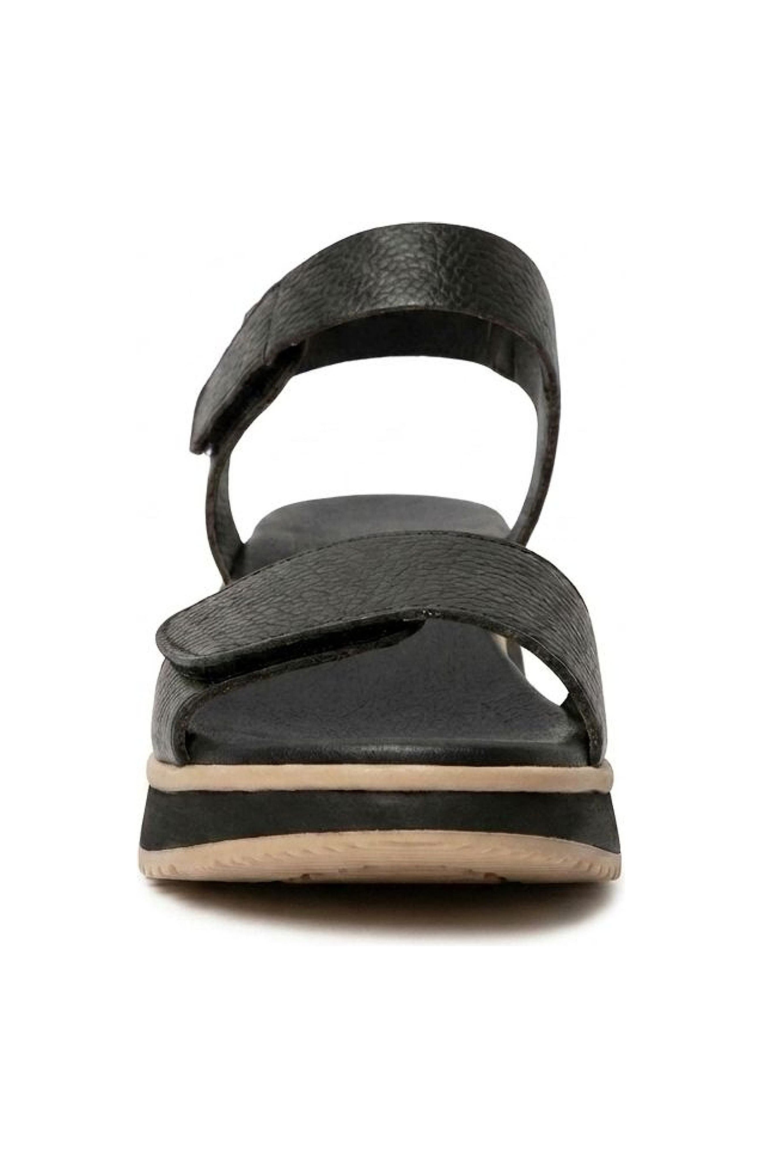 Napoli Flat Sandal, Alternate, color, Black