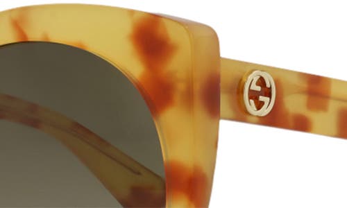 Gucci Women's Gg0325s 55mm Sunglasses In Gradient Brown