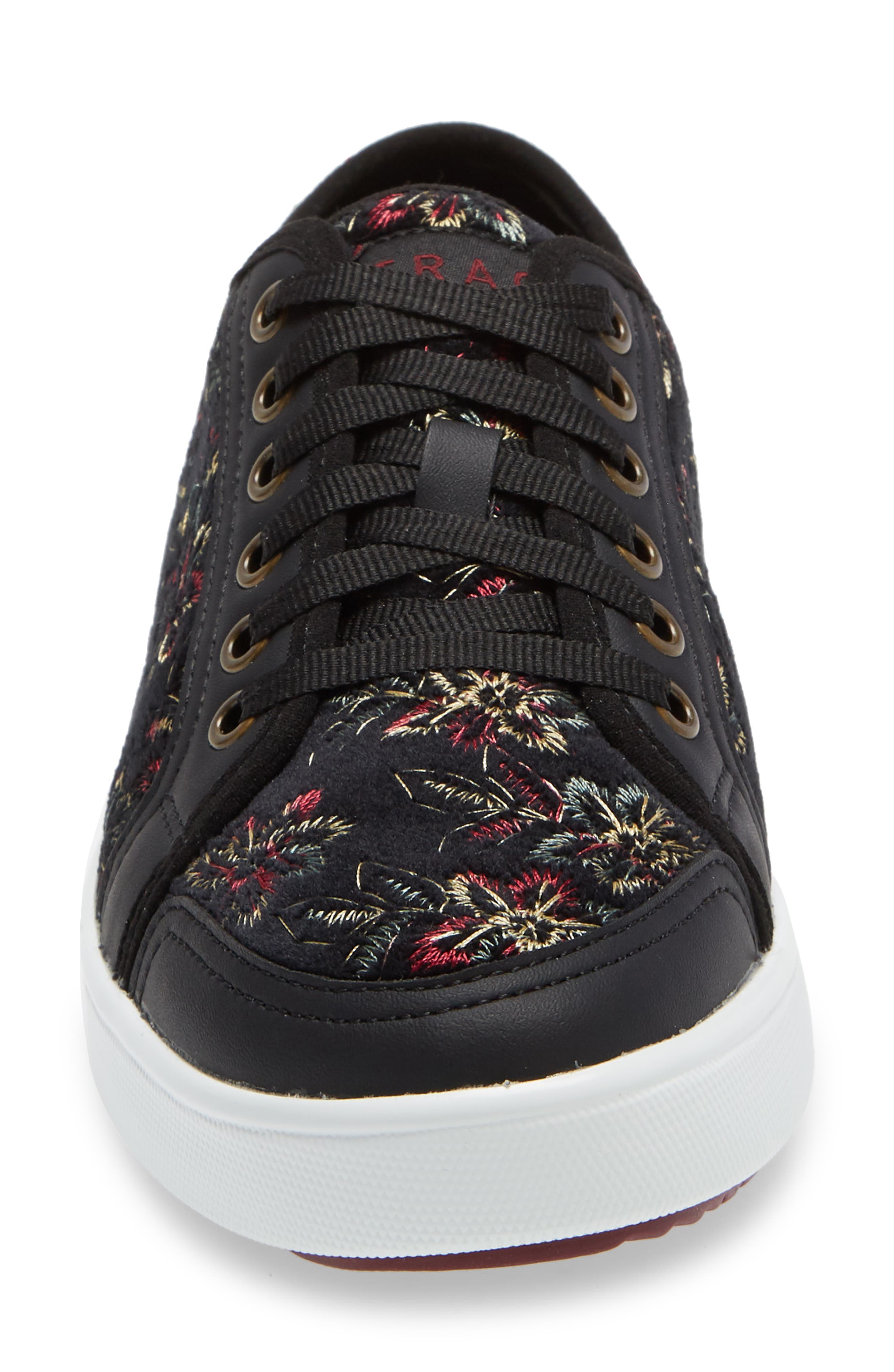 Alegria Lyriq Sneaker, Alternate, color, WINTERS TALE BLACK LEATHER